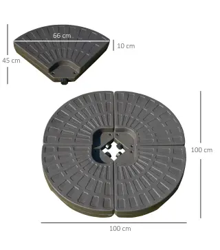 Base de Peso para Sombrilla