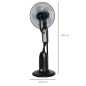 Ventilador de Pie con Nebulizador