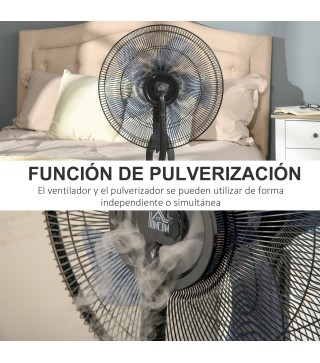 Ventilador de Pie con Nebulizador
