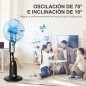 Ventilador de Pie con Nebulizador