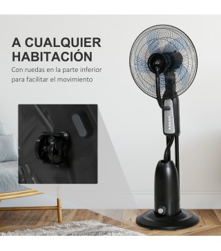 Ventilador de Pie con Nebulizador