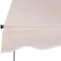 Toldo Manual Retráctil 200x150x170-280 cm para Balcón y Terraza con Altura Ajustable con Manivela Beige