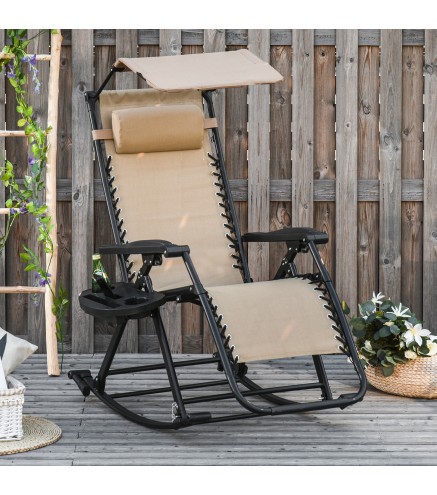 Silla Mecedora de Jardín
