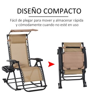 Silla Mecedora de Jardín