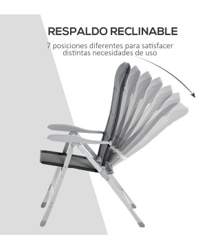 Silla de Jardín Plegable