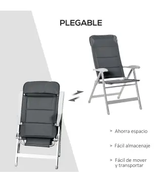 Silla de Jardín Plegable