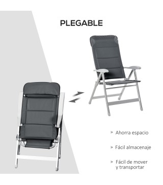 Silla de Jardín Plegable
