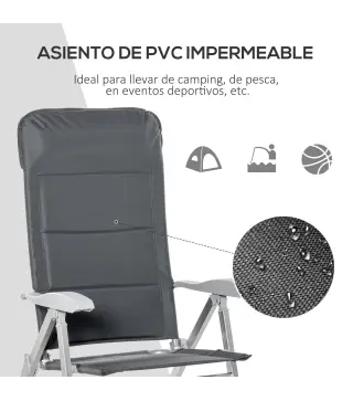 Silla de Jardín Plegable