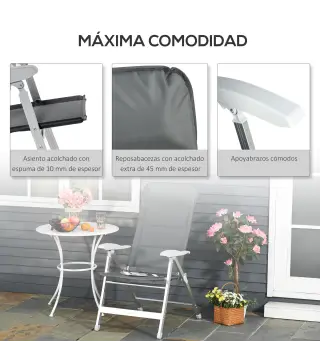 Silla de Jardín Plegable