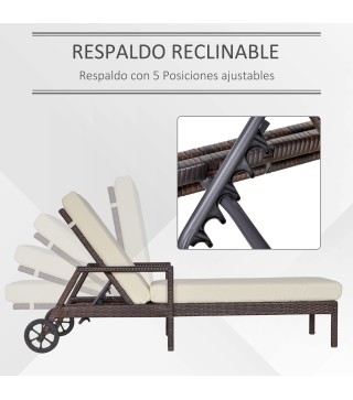 Tumbona de Ratán