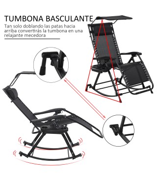 Silla Mecedora de Jardín