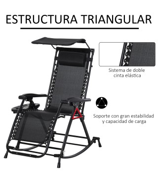 Silla Mecedora de Jardín