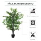 Árbol de Ficus Artificial Árbol de Ficus Artificial