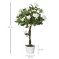 Árbol de Rosa Blanca Artificial