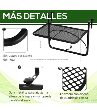 Mesa Colgante de Balcón