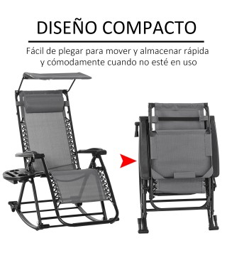 Silla Mecedora de Jardín