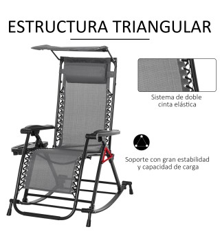 Silla Mecedora de Jardín