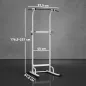 Barra de Dominadas Altura Regulable Estación de Fondos Resistente para Gimnasio en Casa Entrenamiento de Fuerza Blanco Barra de Dominadas Altura Regulable Estación de Fondos Resistente para Gimnasio en Casa Entrenamiento de Fuerza Blanco
