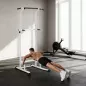 Barra de Dominadas Altura Regulable Estación de Fondos Resistente para Gimnasio en Casa Entrenamiento de Fuerza Blanco Barra de Dominadas Altura Regulable Estación de Fondos Resistente para Gimnasio en Casa Entrenamiento de Fuerza Blanco