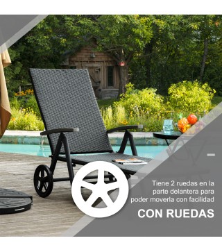 Tumbona de Ratán