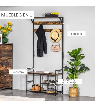 Perchero de Pie con Zapatero