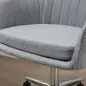 Silla de Oficina Silla Operativa con Altura Ajustable y Giratoria para Despacho Oficina 61x59x96cm Gris