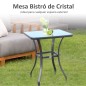 Mesa Auxiliar de Cristal Mesa Auxiliar de Cristal