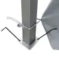 Gazebo de Exterior 3x4 m con Paredes Laterales Doble Techo 6 Puertas con Cremallera y 8 Orificios de Drenaje Gris Gazebo de Exterior 3x4 m con Paredes Laterales Doble Techo 6 Puertas con Cremallera y 8 Orificios de Drenaje Gris