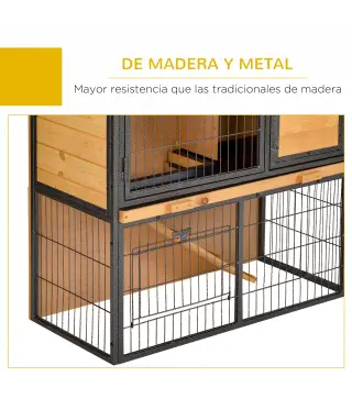 Conejera de Exterior de Madera