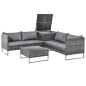 Conjunto de Muebles de Jardín de Ratán Conjunto de Muebles de Jardín de Ratán