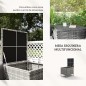 Conjunto de Muebles de Jardín de Ratán Conjunto de Muebles de Jardín de Ratán