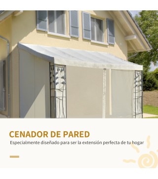Cenador con Montaje en la Pared