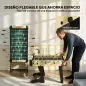 Futbolín para Niños de Madera Plegable Mesa de Futbolín con 2 Marcadores 8 Barras 22 Jugadores 118x107,5x78 cm Natural Futbolín para Niños de Madera Plegable Mesa de Futbolín con 2 Marcadores 8 Barras 22 Jugadores 118x107,5x78 cm Natural