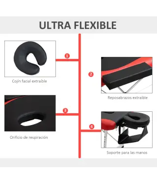 Camilla de Masaje Plegable