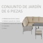 Conjunto de Muebles de Jardín Conjunto de Muebles de Jardín