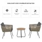 Conjunto de Muebles de Ratán Conjunto de Muebles de Ratán