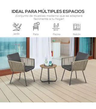 Conjunto de Muebles de Ratán