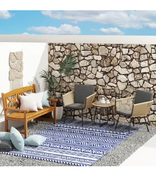 Conjunto de Muebles de Ratán