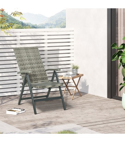 Silla Plegable de Ratán