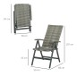 Silla Plegable de Ratán