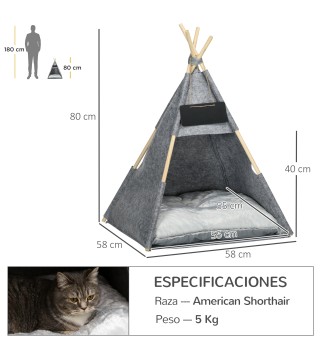 Tipi Tienda para Mascotas