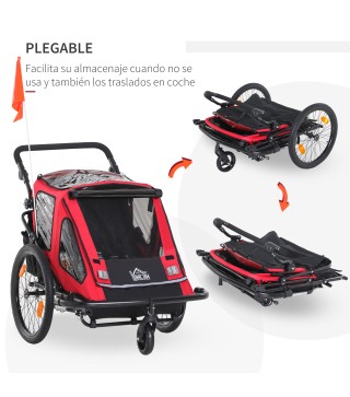 Remolque de Bicicleta para Niños