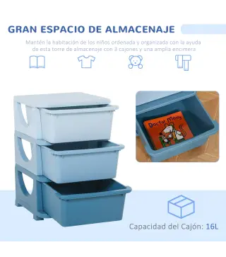 Torre de Almacenamiento Infantil