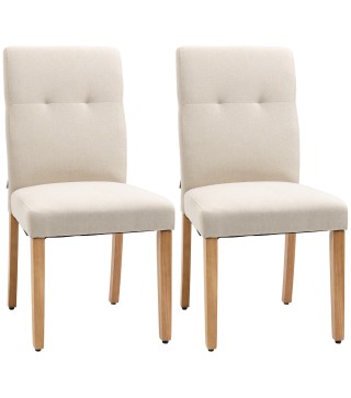 Juego de 2 Sillas de Comedor