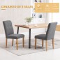 Juego de 2 Sillas de Comedor