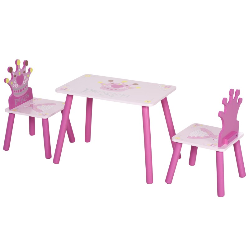 Juego de Mesa y 2 Sillas Infantiles Juego de Mesa y 2 Sillas Infantiles