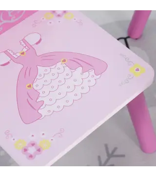 Juego de Mesa y 2 Sillas Infantiles