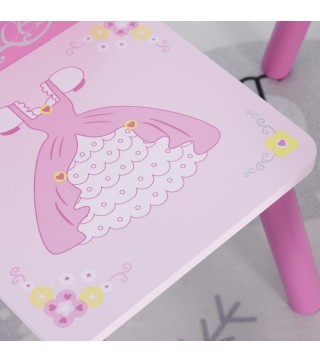Juego de Mesa y 2 Sillas Infantiles