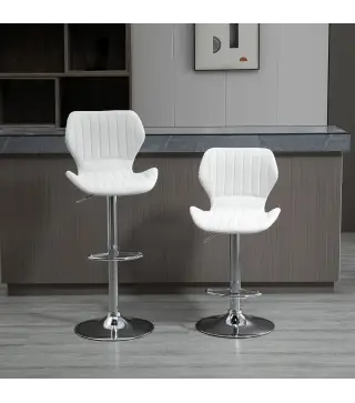 Juego de 2 Taburetes de Bar