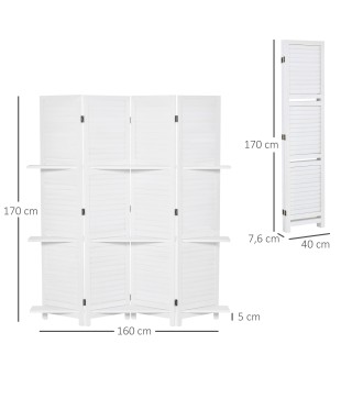Biombo Separador de Madera